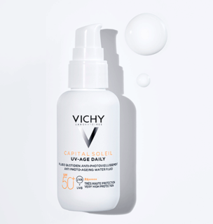 كريم واقي ضد الشمس فيشي ومي كابيتال سوليل UVA-PF و +UVB SPF50مضاد للشيخوخة